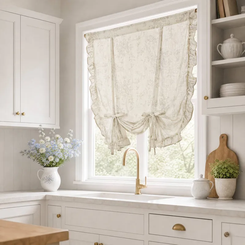 Madison Park Adele Ruffle Window Panel