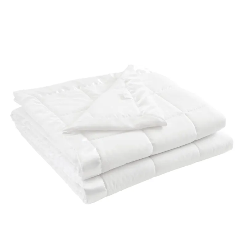 Madison Park Windom Lightweight Down Alternative Blanket with Satin Trim