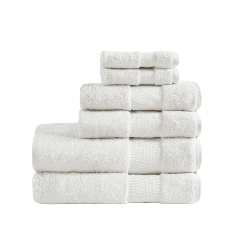 Madison Park Signature Turkish Cotton 6 Piece Bath Towel Set