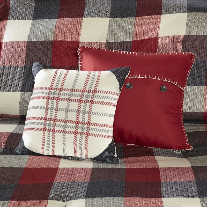 Madison Park Ridge 7 Piece Herringbone Comforter Set