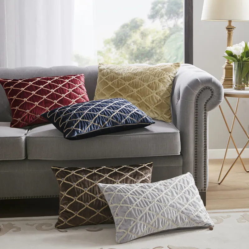 Aumont Oblong Decor Pillow - Gold