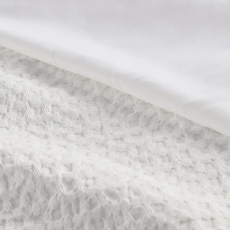 Comfort Spaces Mina Weave Textured Duvet Cover Set