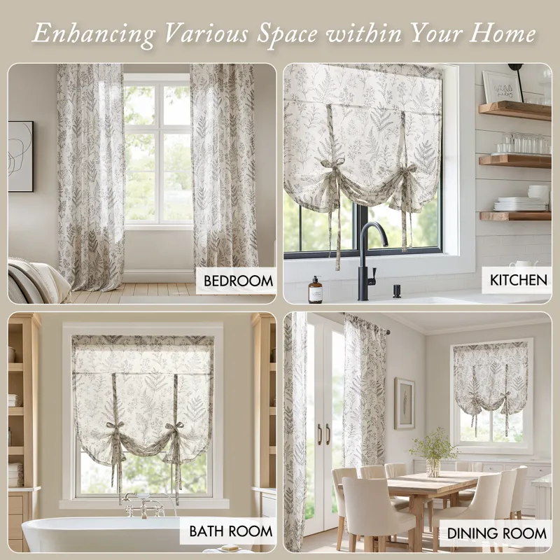 Madison Park Aria Floral Window Panel - Charcoal
