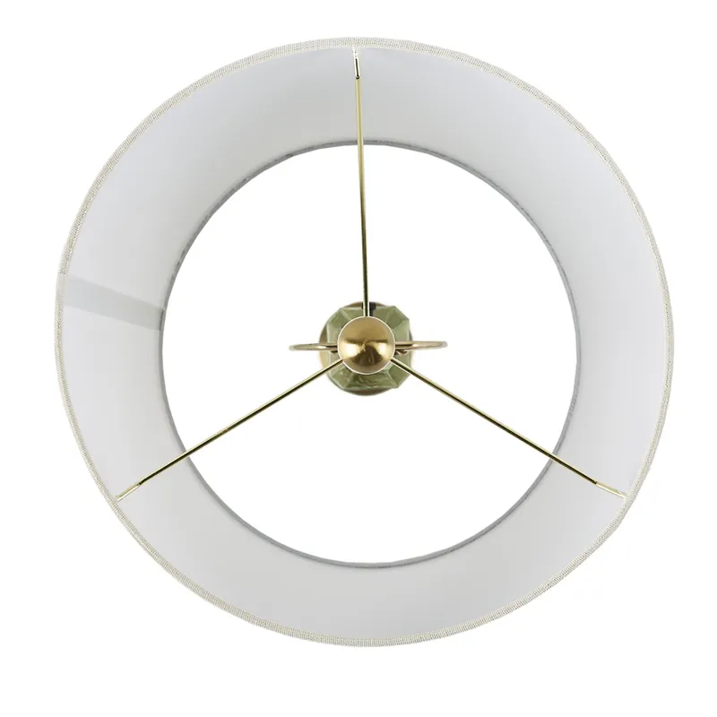 Zirconia Faceted Green Glass Table Lamp - Green