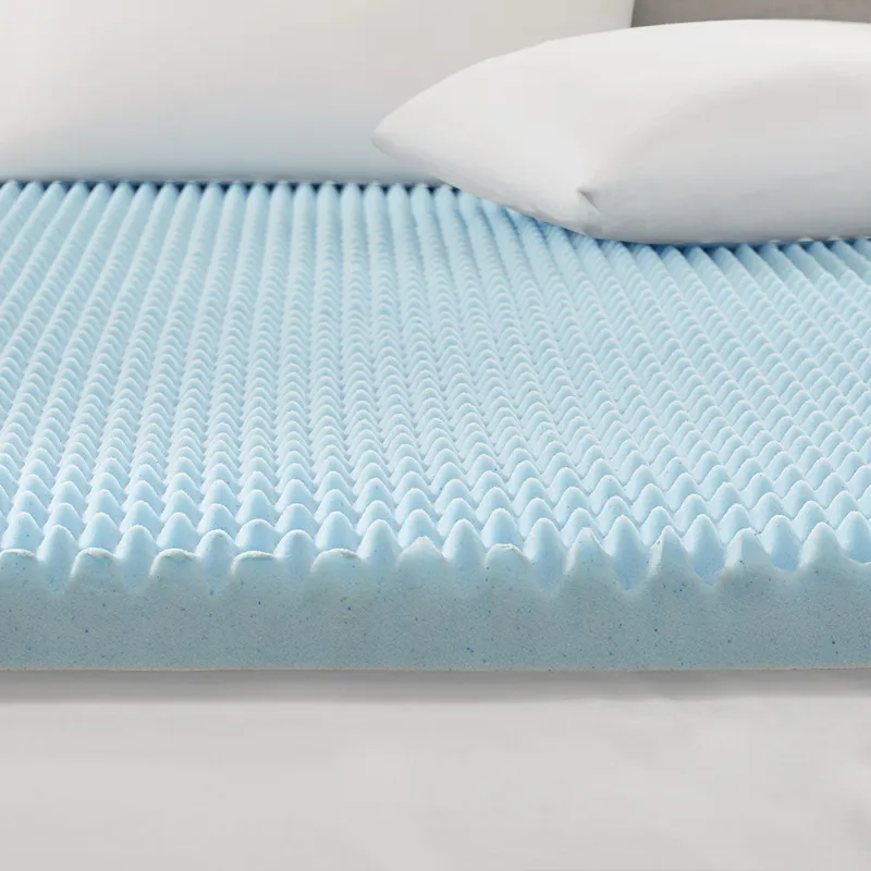 3\" Gel Memory Foam California King All Season Reversible Hypoallergenic Cooling Mattress Topper - B