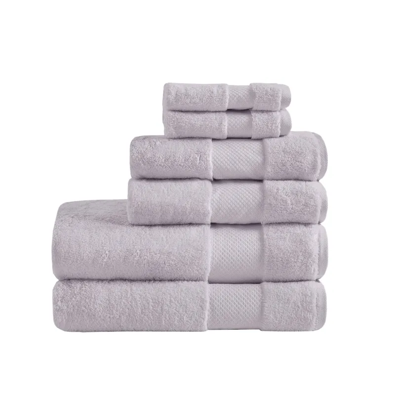 Madison Park Signature Turkish Cotton 6 Piece Bath Towel Set
