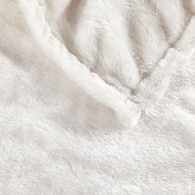 Beautyrest Heated Duke Faux Fur Heated Throw