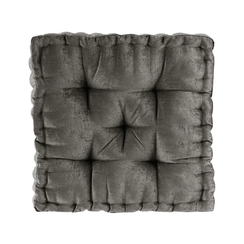 Intelligent Design Azza Poly Chenille Square Floor Pillow Cushion Compress Pack