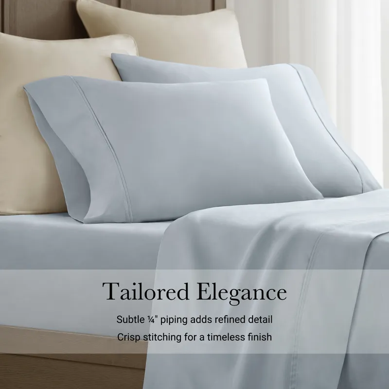 Harbor House 100% Egyptian Cotton Sateen Pillowcase Set