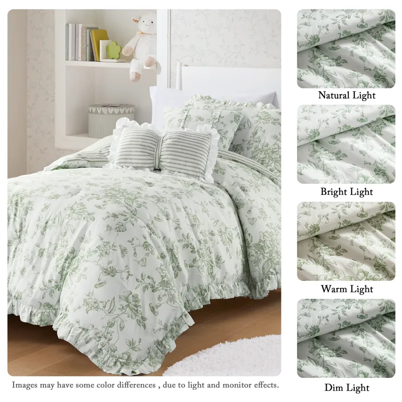 Madison Park Essentials Adele Comforter Set with Decorative Pillows