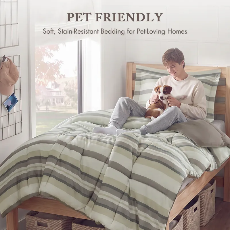 Madison Park Essentials Parkston 3M Scotchgard Down Alternative All Season Comforter Set