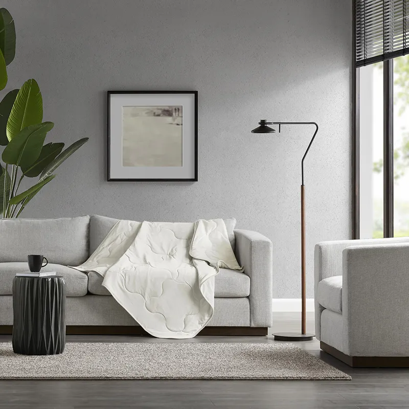 Cooling Touch Down Alternative Throw - Ivory