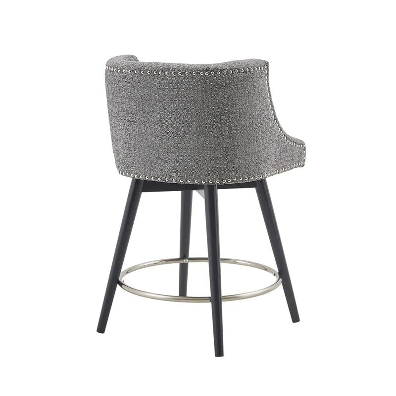 Mateo Swivel Counter Stool - Grey