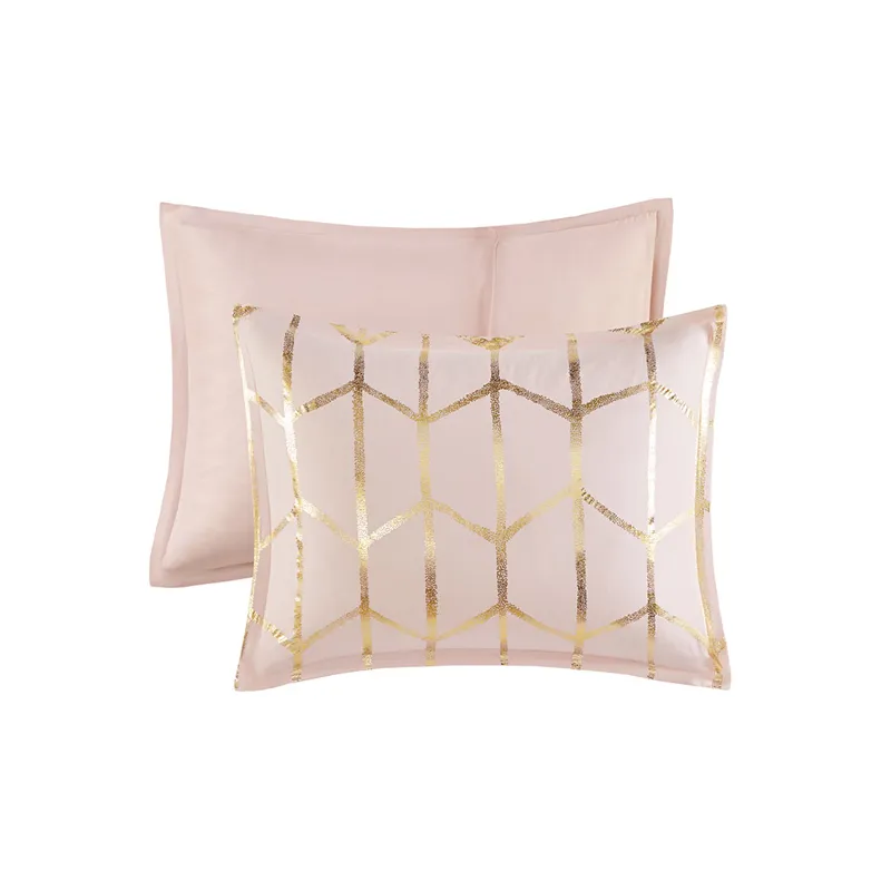 Intelligent Design Raina Metallic Printed Comforter Set