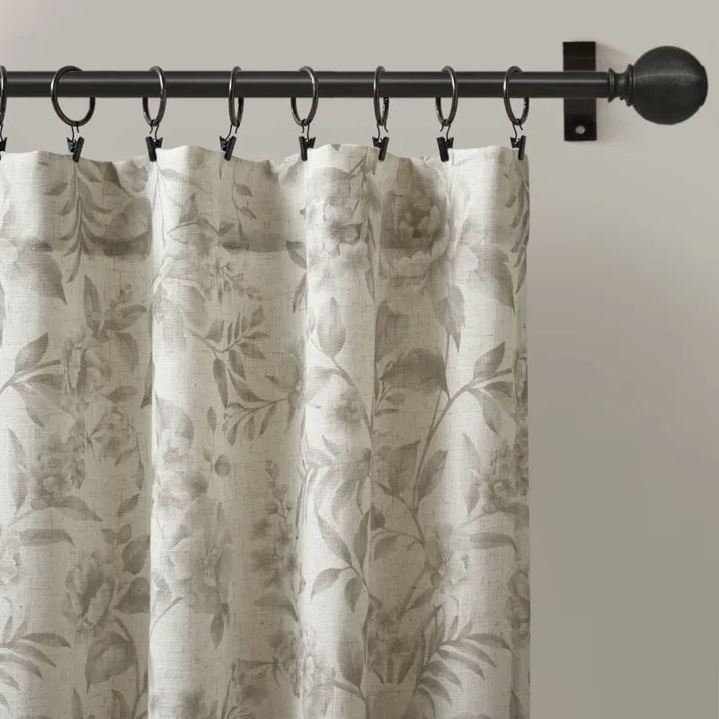 Madison Park Lana Floral Window Panel