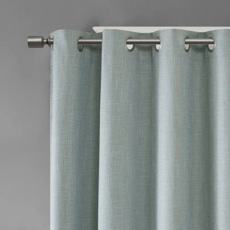 SunSmart Maya Printed Heathered Blackout Window Patio Panel