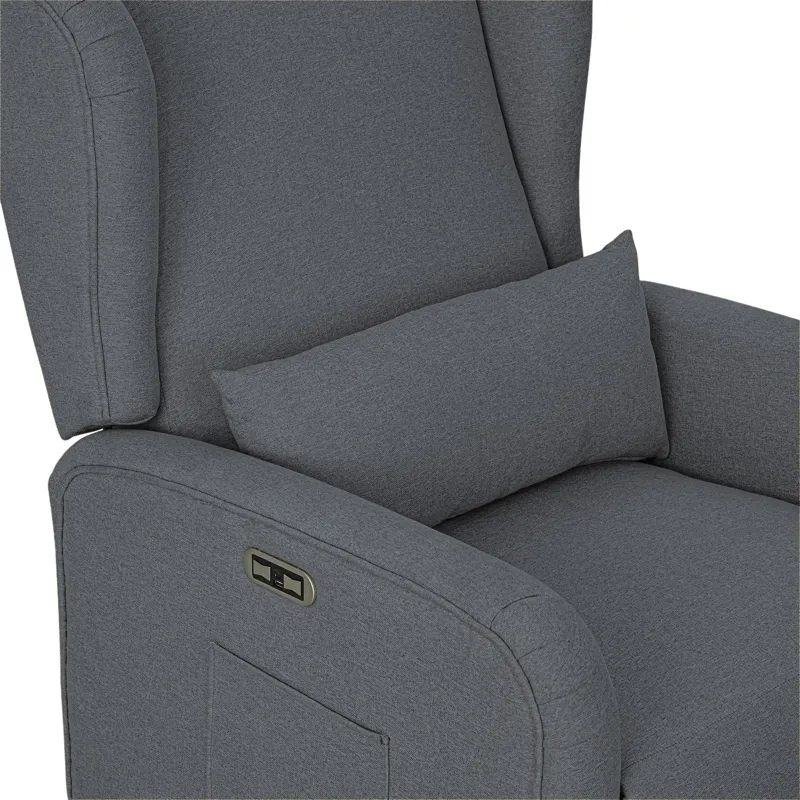 Madison Park Candace Power Recliner 3-in-1 with Swivel, Glider, Charging Station