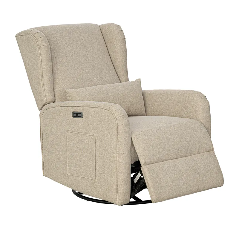 Candace Power Recliner - Beige