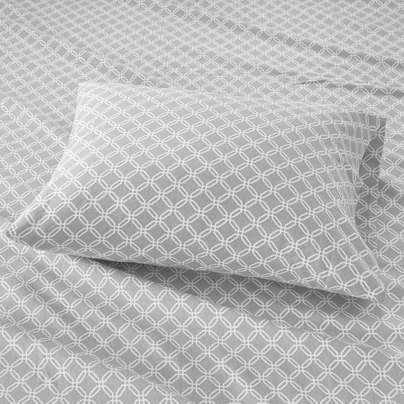 True North by Sleep Philosophy Cozy Cotton Flannel Printed Sheet Set