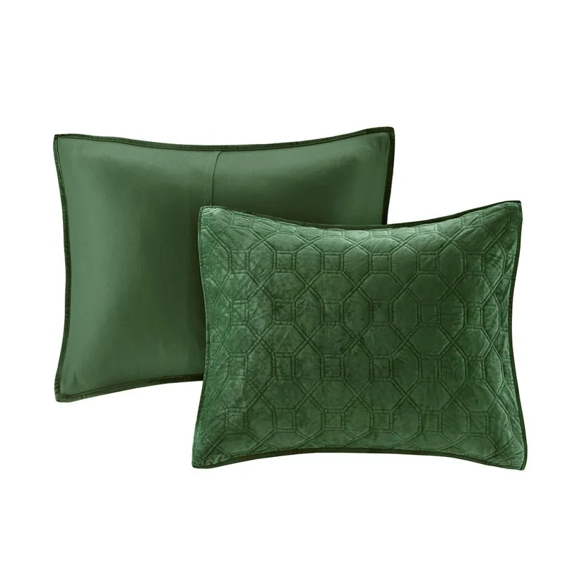 Madison Park Harper 3 Piece Velvet Quilt Set