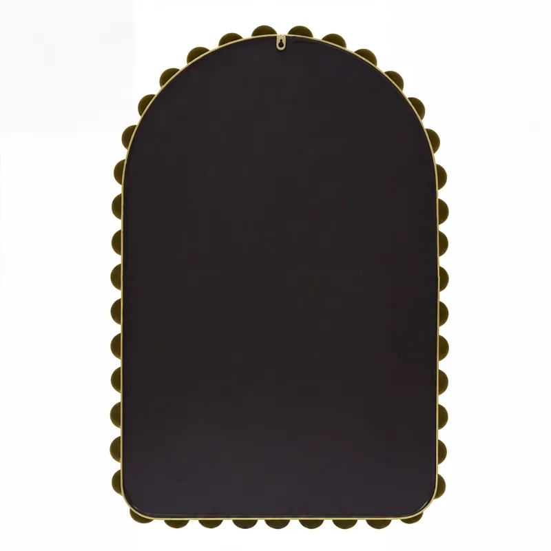 Madison Park Signature Marlowe 24X36 Arch Beaded Wall Mirror - Gold