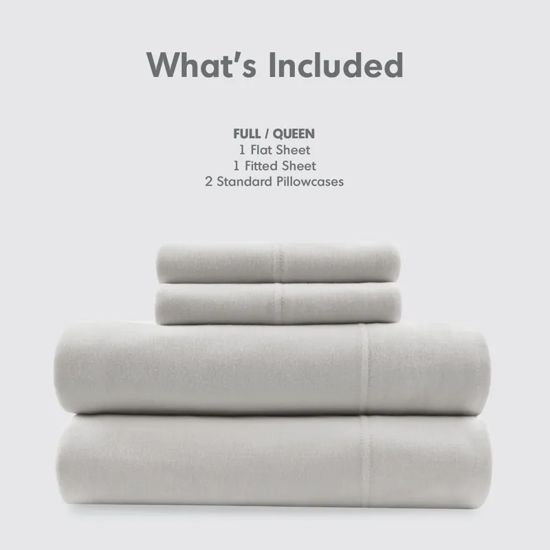 Intelligent Design Cotton Blend Jersey Knit All Season Sheet Set