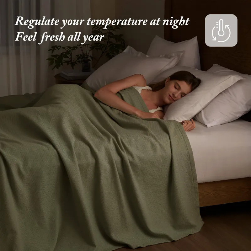 Madison Park Liquid Cotton Blanket
