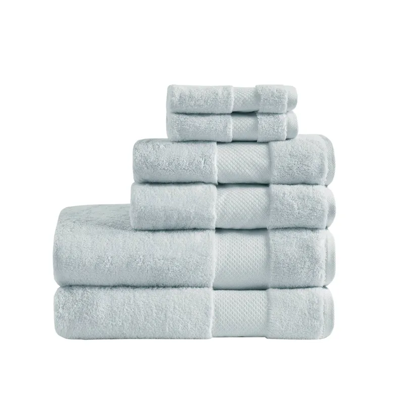 Madison Park Signature Turkish Cotton 6 Piece Bath Towel Set