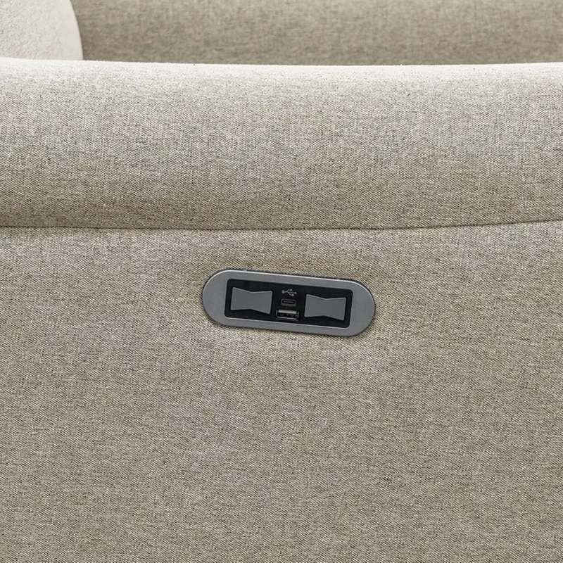 Madison Park Elio Power Recliner 3-in-1 with Swivel, Glider, Charging Station