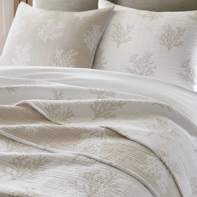 Harbor House Blue Mia Coral 3 Piece Quilt Mini Set