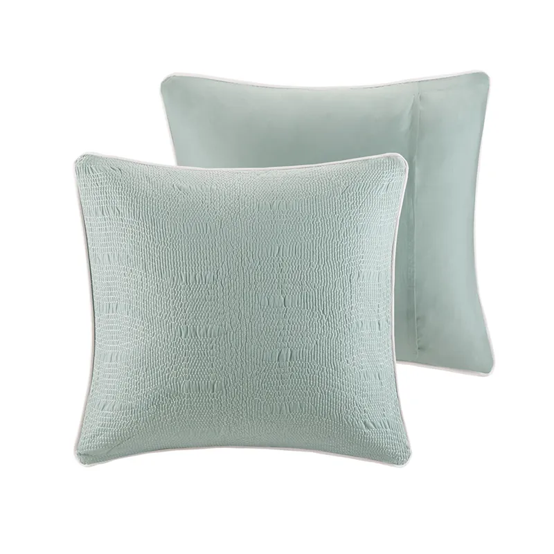 Coastline Euro Sham - Aqua