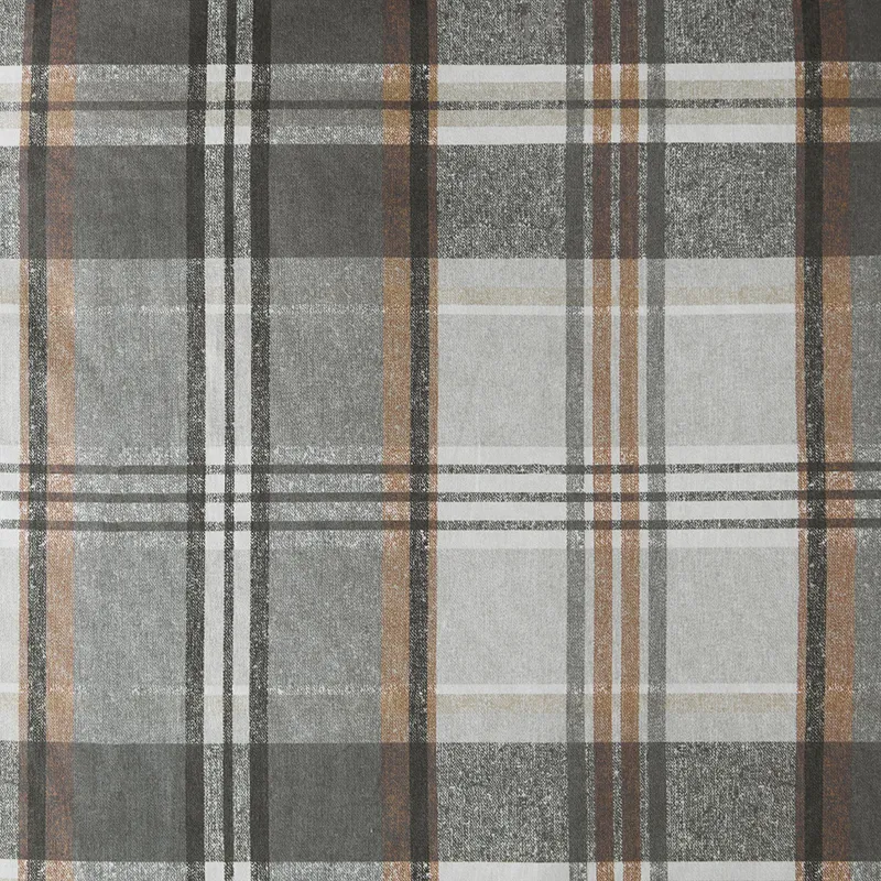 Blake Twin/Twin XL Plaid Duvet Cover Set - Tan/Gray