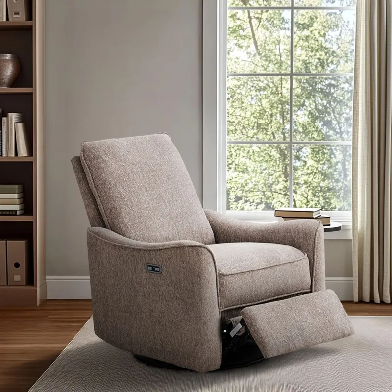 INK+IVY Cameron Power Recliner 3-in-1 with Swivel, Glider, Charging Station