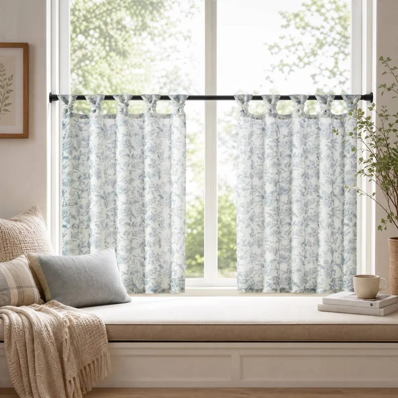 Madison Park Lana Floral Window Panel