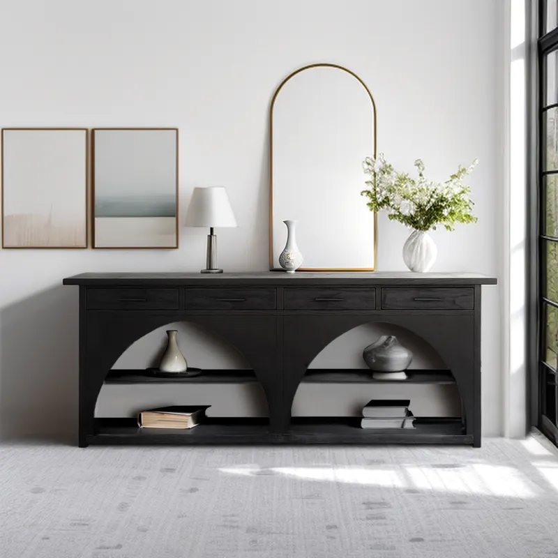 Grayson Highboard - Black/Grey