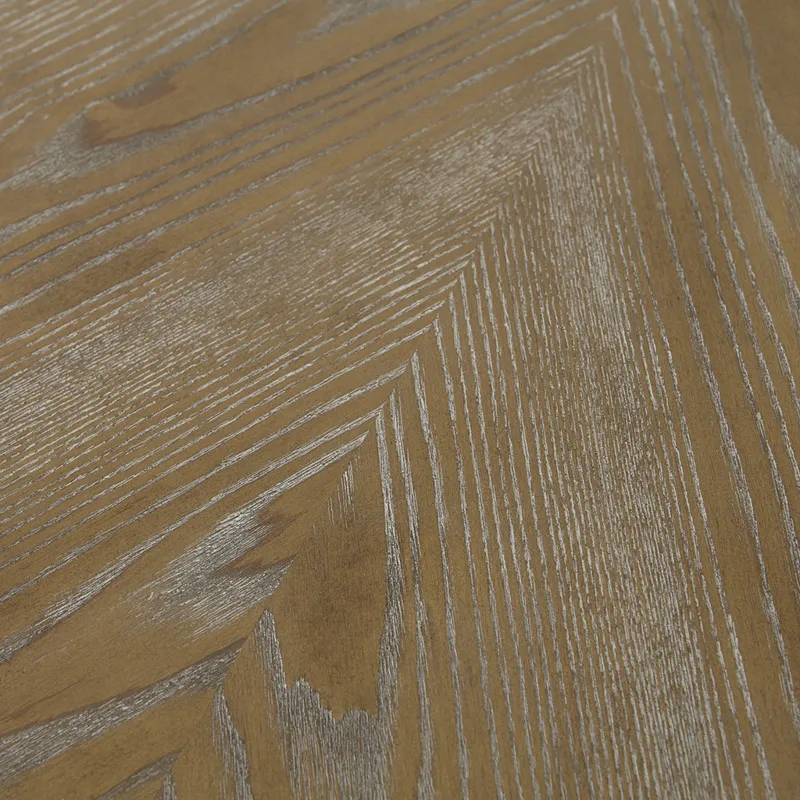 Lexi 46\" Round Pedestal Dining Table - Reclaimed Walnut/Antique Cream