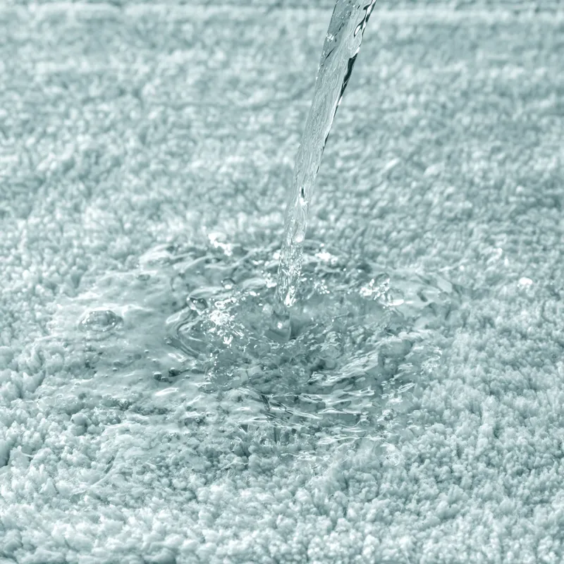 Splendor 100% Cotton Tufted 3000 GSM Reversible Bath Rug - Blue