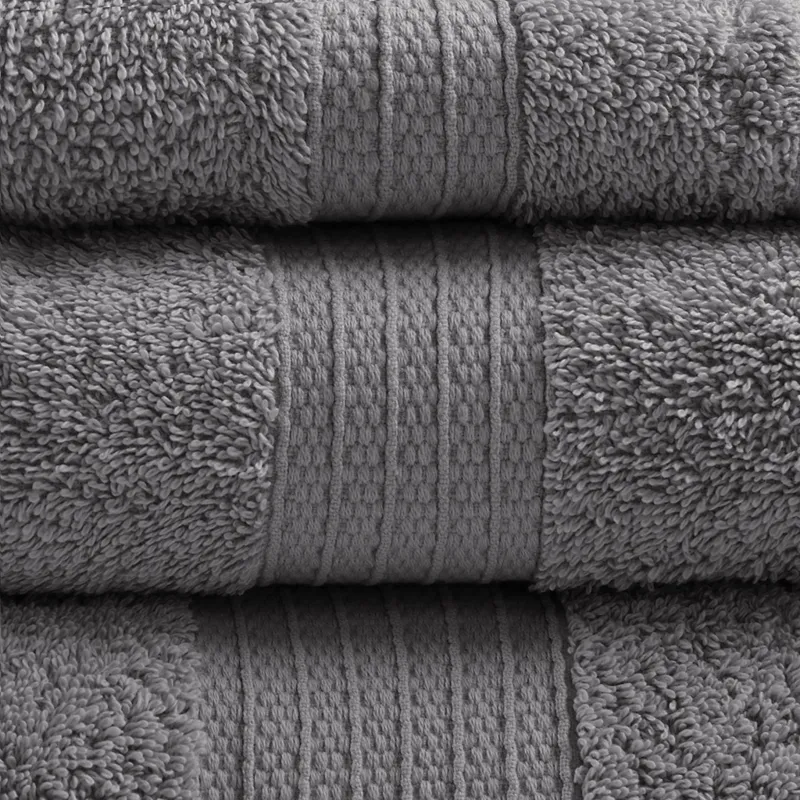 Madison Park Organic 6 Piece Organic Cotton Towel Set