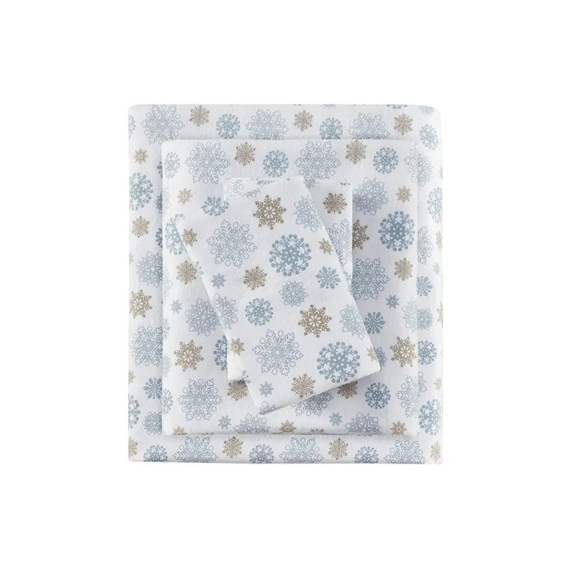 True North by Sleep Philosophy Cozy Cotton Flannel Printed Sheet Set
