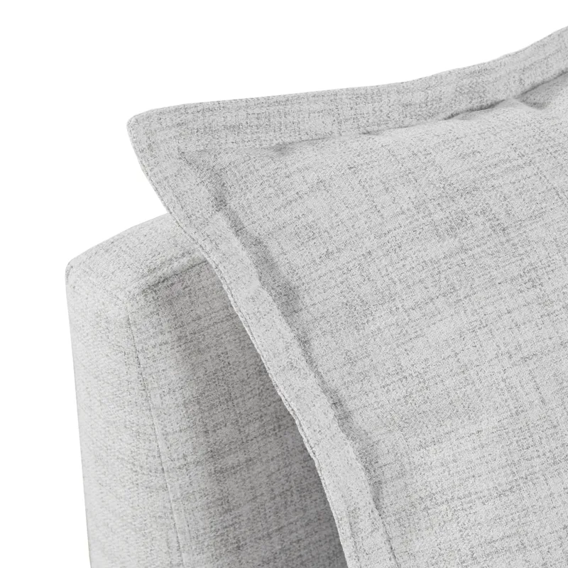 Molly 3-Piece Modular Sofa - Silver Grey