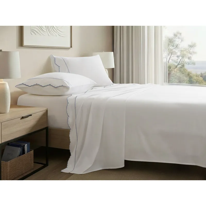 Harbor House Brielle Scalloped Edge Cotton Sheet Set