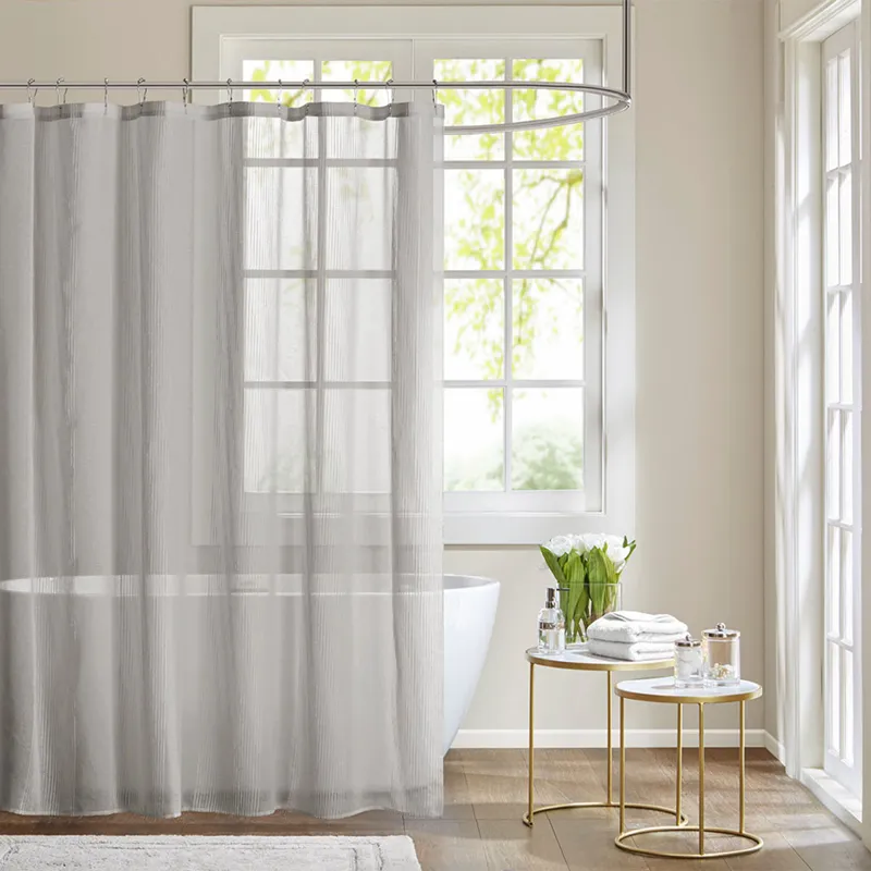 Madison Park Anna Sheer Shower Curtain