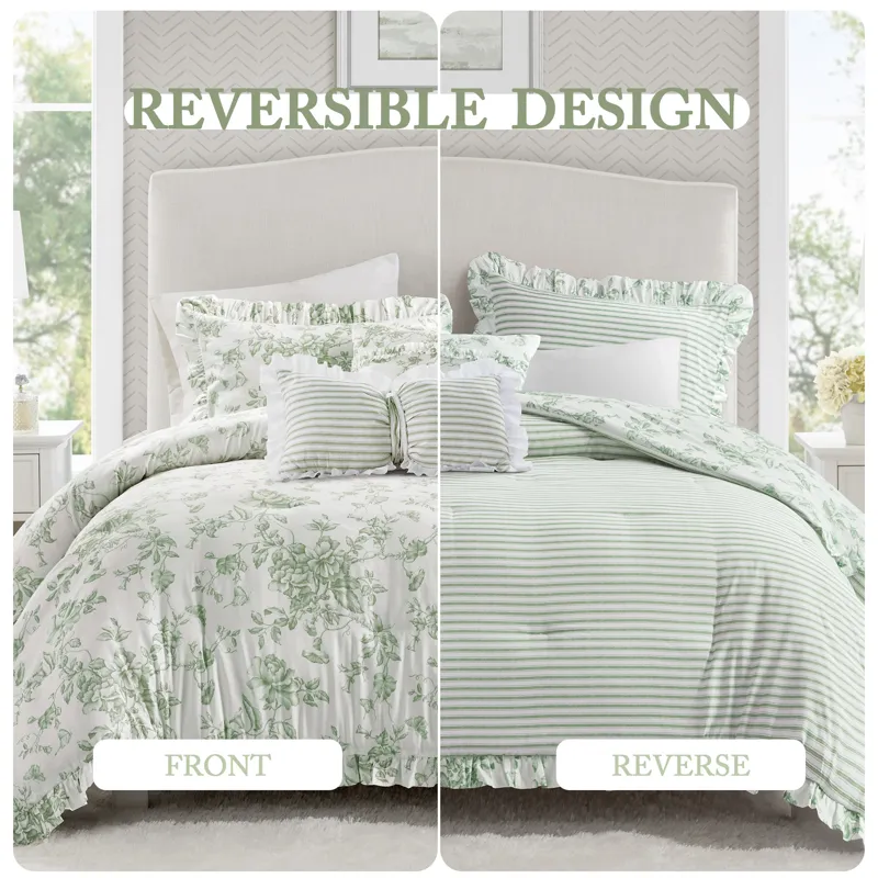 Madison Park Essentials Adele Comforter Set with Decorative Pillows