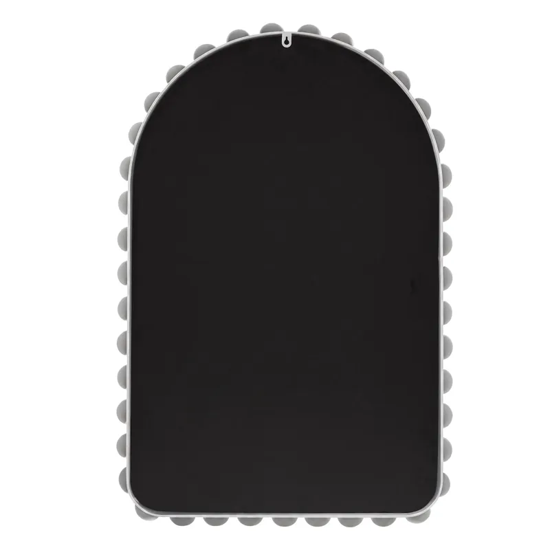 Madison Park Signature Marlowe 24X36 Arch Beaded Wall Mirror - White