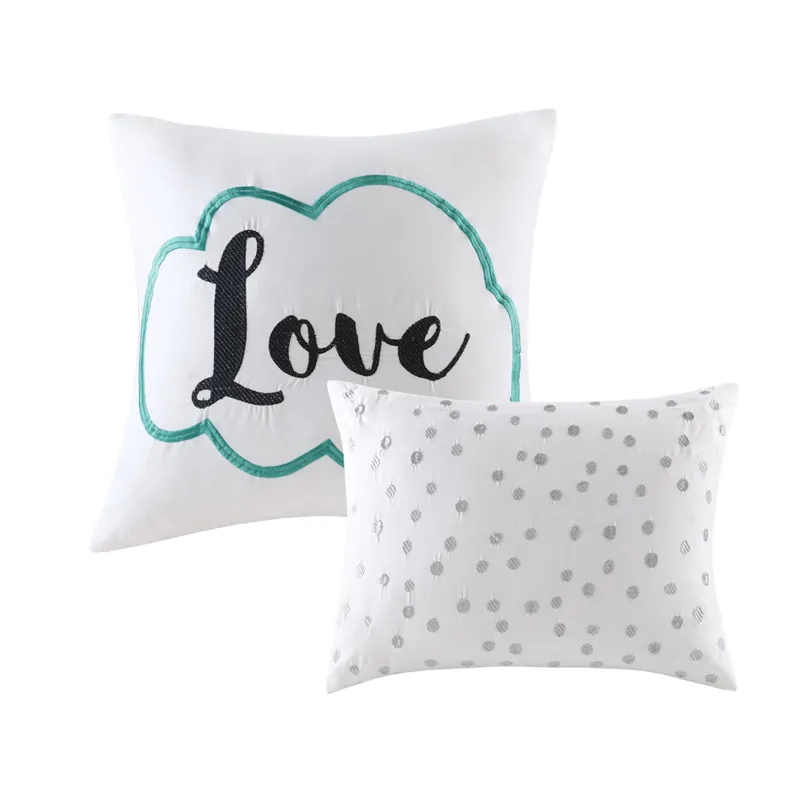 Intelligent Design Raina Metallic Printed Comforter Set