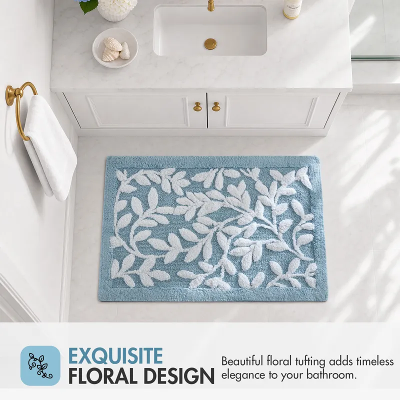 Madison Park Serene Cotton Tufted Bath Rug