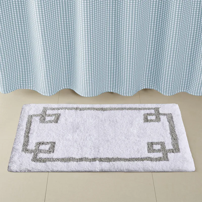 Evan Cotton Tufted Bath Rug 24x72 - White