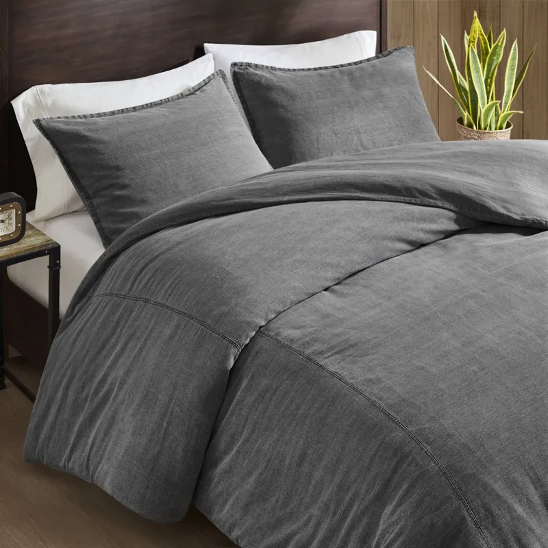 Woolrich Mckenzie Cotton Twill Washed Duvet Set
