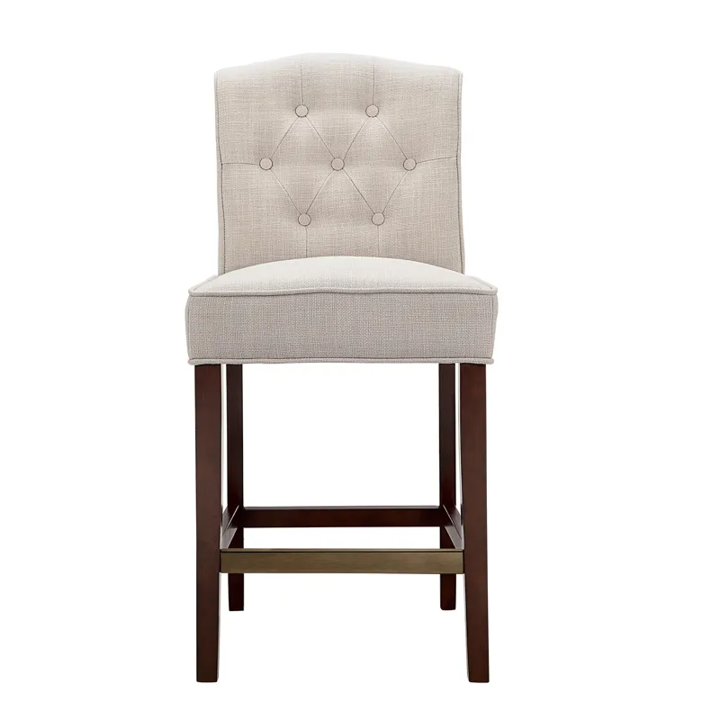 Marian Tufted Counter Stool - Tan