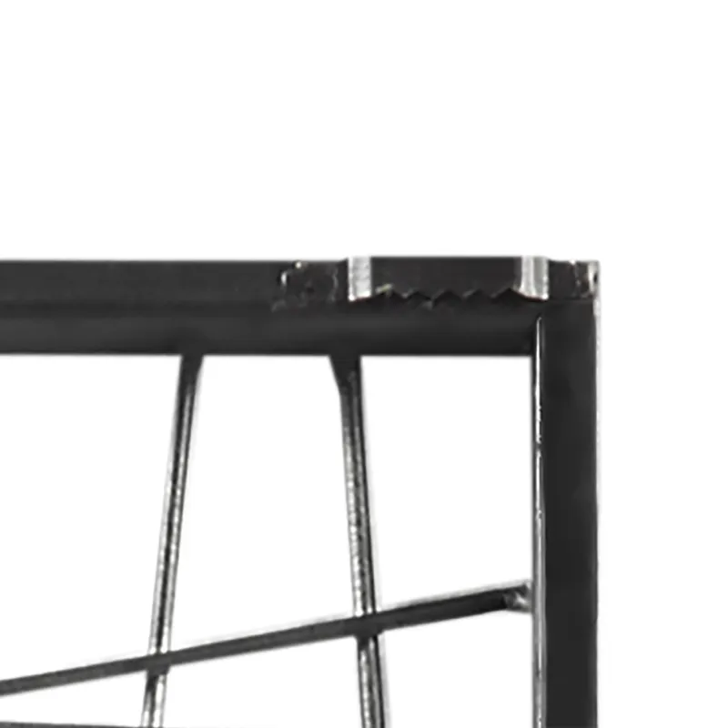 INK+IVY Savoy Distressed Black Metal Wall Decor - Black